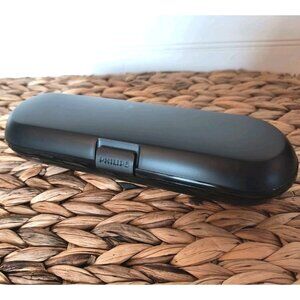 Philips Sonicare Travel Toothbrush Case, Plastic Black, NEW No Box